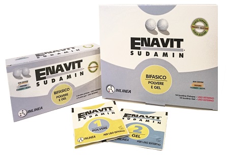 ENAVIT SUDAMIN BIFASICO 6 BUSTINE POLVERE + 6 BUSTINE GEL - Farmacia De Pasquale