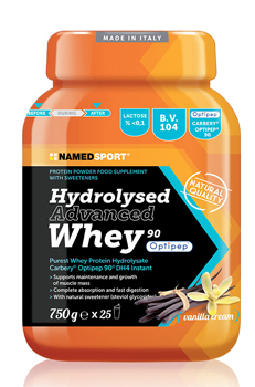 HYDROLYSED ADVANCED WHEY VANILLA CREAM BARATTOLO POLVERE ORALE 750 G - Farmacia De Pasquale