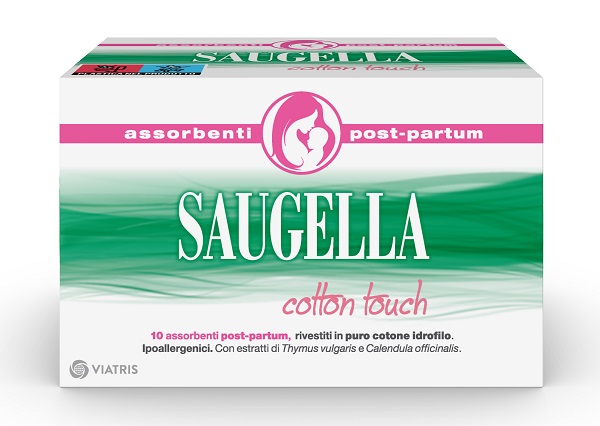 SAUGELLA COTTON TOUCH ASSORBENTI POSTPARTUM 10 PEZZI - Farmacia De Pasquale