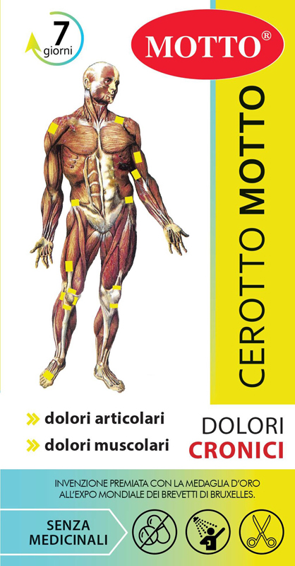 CEROTTO MOTTO ANALGESICO DA RITAGLIARE 5 X 15 CM 2 PEZZI - Farmacia De Pasquale