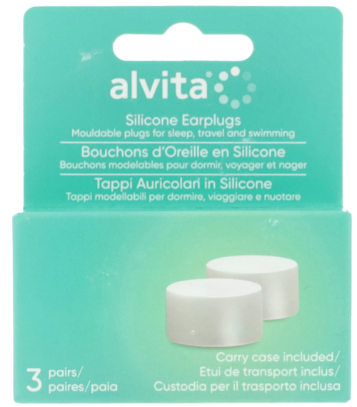 ALVITA TAPPI AURICOLARI IN SILICONE MODELLABILE 3 PAIA RIUTILIZZABILI - Farmacia De Pasquale