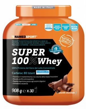 SUPER100% WHEY SMOOTH CHOCOLATE 908 G - Farmacia De Pasquale