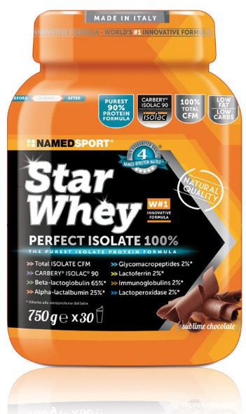 STAR WHEY SUBLIME CHOCOLATE 750 G - Farmacia De Pasquale