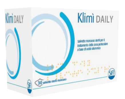 KLIMI' DAILY 30 SALVIETTINE DETERGENTI MONOUSO STERILI PER L'IGIENE OCULARE - Farmacia De Pasquale