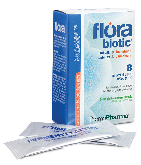 FLORA 8 10 STICK OROSOLUBILI ADULTI E BAMBINI - Farmacia De Pasquale