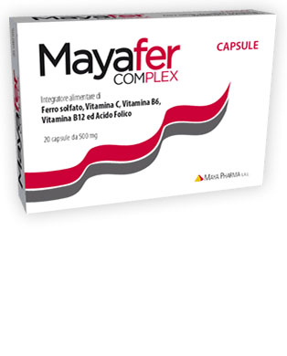 MAYAFER COMPLEX 20 CAPSULE BLISTER 10 G - Farmacia De Pasquale
