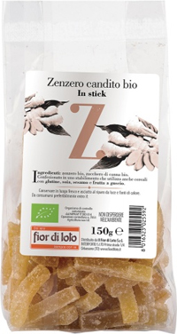 ZENZERO CANDITO STICK BIO 150 G - Farmacia De Pasquale