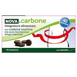 NOVA CARBONE VEGETALE 40 COMPRESSE - Farmacia De Pasquale