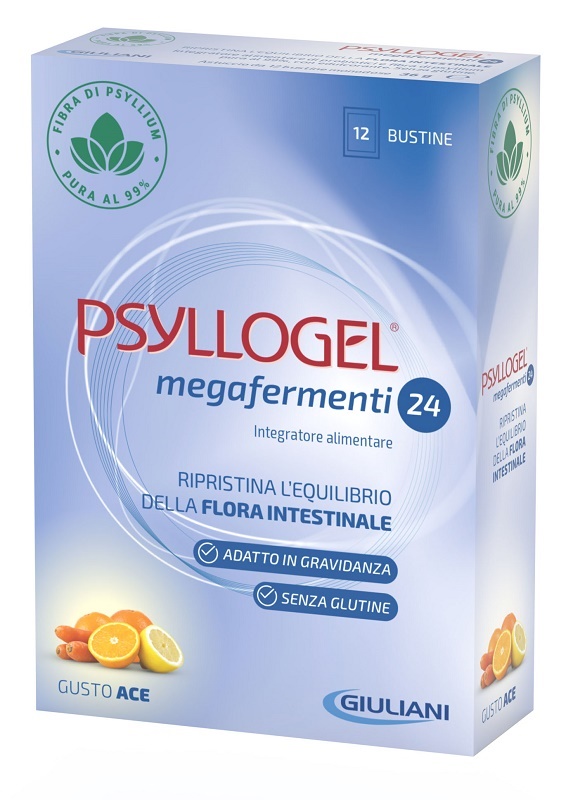 PSYLLOGEL MEGAFERMENTI 24 ACE 12 BUSTE 3 G - Farmacia De Pasquale