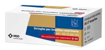 SIRINGA INSULINA USO VETERINARIO MSD-AH 30 SIRINGHE 40 UI/ML - Farmacia De Pasquale