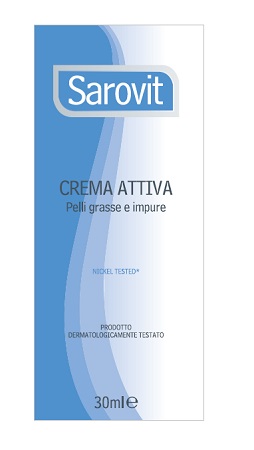 SAROVIT CREMA PELLI GRASSE/IMPURE 30 ML - Farmacia De Pasquale