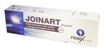 SIRINGA INTRA-ARTICOLARE JOINART ACIDO IALURONICO 1,6% 2 ML 3 PEZZI - Farmacia De Pasquale