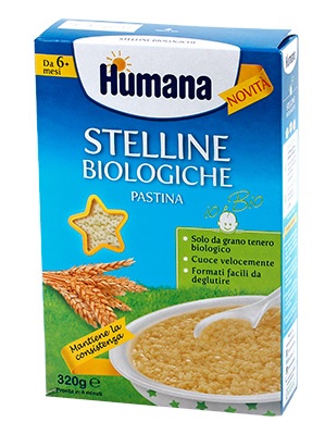HUMANA STELLINE PASTINA BIOLOGICA 320 G - Farmacia De Pasquale