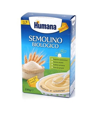 HUMANA SEMOLINO BIOLOGICO 230 G - Farmacia De Pasquale