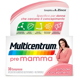 MULTICENTRUM PRE MAMMA 30 COMPRESSE - Farmacia De Pasquale