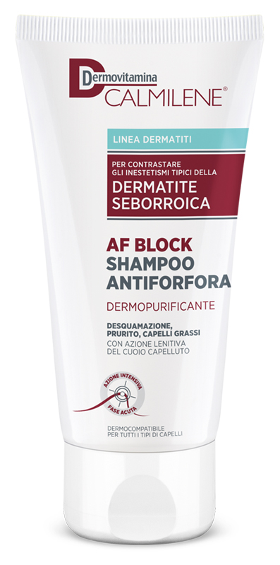 DERMOVITAMINA CALMILENE AF BLOCK SHAMPOO ANTIFORFORA DERMOPURIFICANTE DERMATITE SEBORROICA 200 ML - Farmacia De Pasquale
