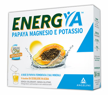 ENERGYA PAPAYA MAGNESIO POTASSIO 14 BUSTINE - Farmacia De Pasquale