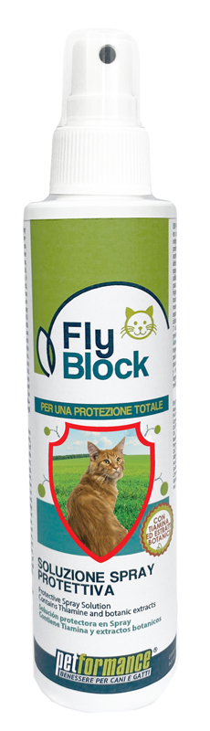 PETFORMANCE FLYBLOCK SPRAY GATTO 150 ML - Farmacia De Pasquale
