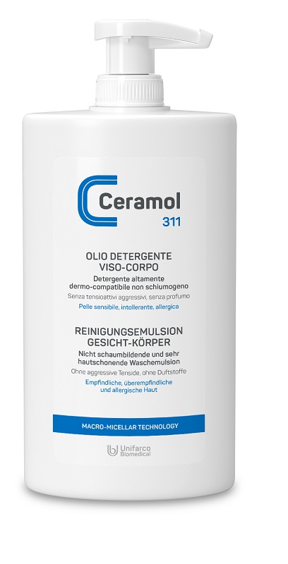 CERAMOL 311 OLIO DETERGENTE VISO/CORPO 400 ML - Farmacia De Pasquale