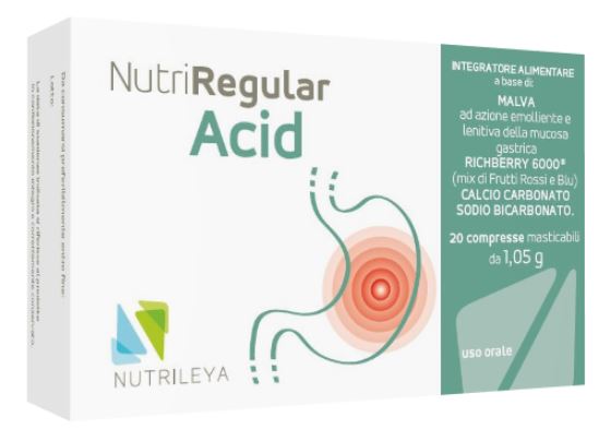 NUTRIREGULAR ACID 20 COMPRESSE MASTICABILI - Farmacia De Pasquale