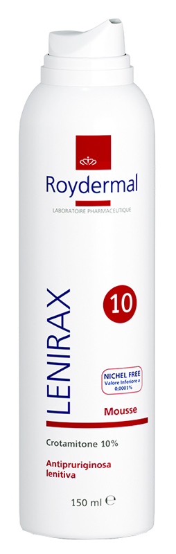 LENIRAX 10 MOUSSE DERMATOLOGICA CROTAMITONE 10% 150 ML - Farmacia De Pasquale