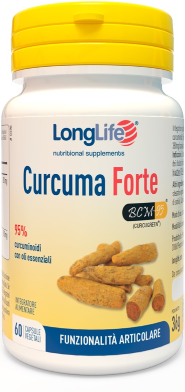 LONGLIFE CURCUMA FORTE 60 CAPSULE VEGETALI - Farmacia De Pasquale