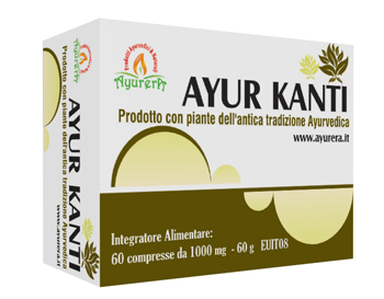 AYUR KANTI 60 COMPRESSE 1 G - Farmacia De Pasquale