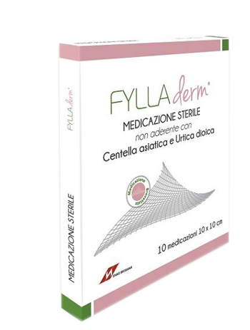 MEDICAZIONE STERILE NON ADERENTE FYLLADERM 10 X 10 CM X 10 BUSTE - Farmacia De Pasquale