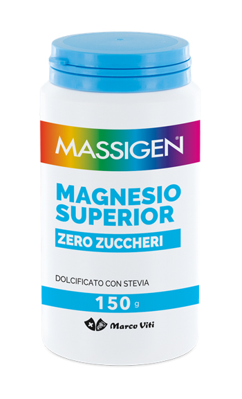 MASSIGEN MAGNESIO SUPERIOR ZERO ZUCCHERI 150 G - Farmacia De Pasquale