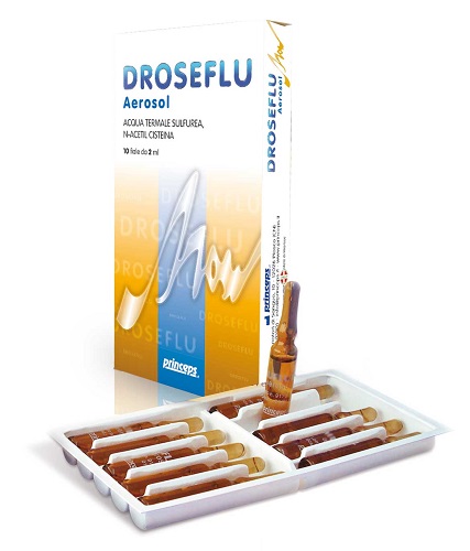 DROSEFLU FIALE AEROSOL ACQUA TERMALE SULFUREA 10 FIALE DA 2 ML - Farmacia De Pasquale