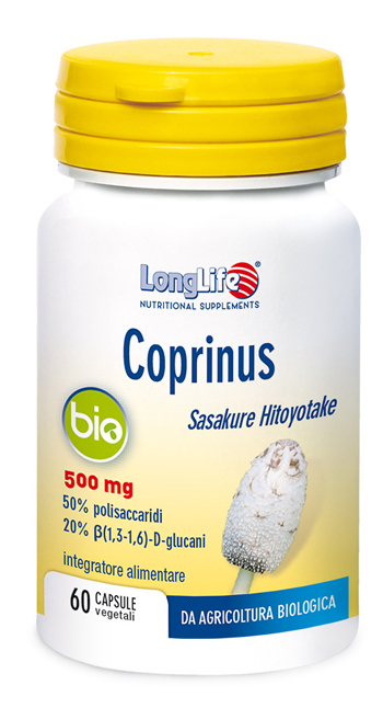 LONGLIFE COPRINUS BIO 60 CAPSULE VEGETALI - Farmacia De Pasquale