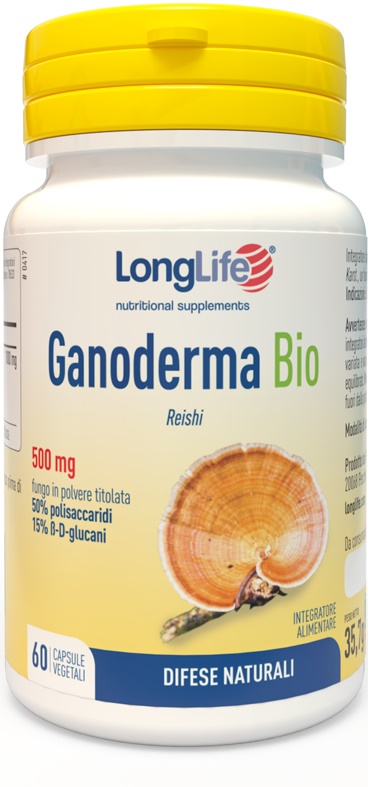 LONGLIFE GANODERMA BIO 60 CAPSULE - Farmacia De Pasquale