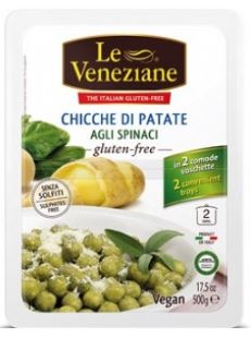 LE VENEZIANE CHICCHE DI PATATE AGLI SPINACI 500 G - Farmacia De Pasquale