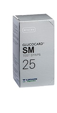 TEST STRIPS PER MISURAZIONE GLICEMIA GLUCOCARD SM 25 PEZZI - Farmacia De Pasquale