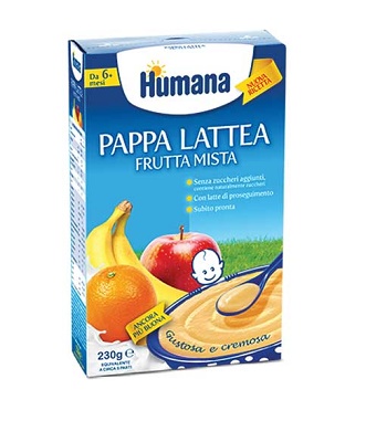 HUMANA PAPPA FRUTTA MISTA 230 G - Farmacia De Pasquale