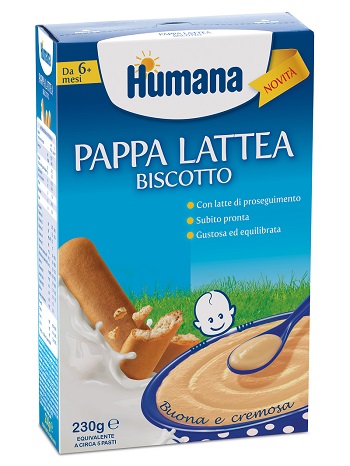 HUMANA PAPPA LATTEA BISCOTTO 230 G - Farmacia De Pasquale