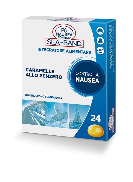 P6 NAUSEA CONTROL CARAMELLE ANTI NAUSEA VIAGGIO ALLO ZENZERO 24 PEZZI - Farmacia De Pasquale