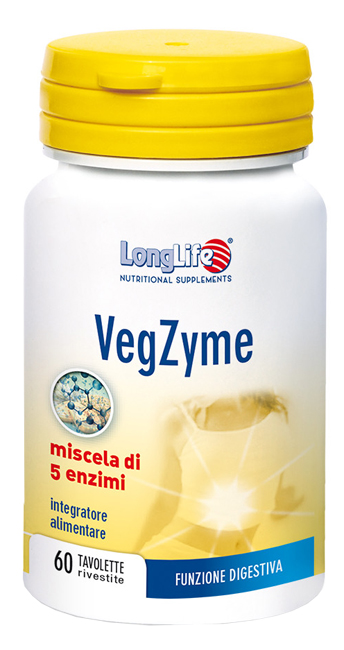 LONGLIFE VEGZYME 60 TAVOLETTE - Farmacia De Pasquale