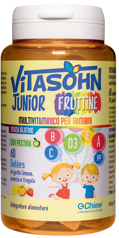 VITASOHN JUNIOR FRUTTINE 60 CARAMELLE - Farmacia De Pasquale