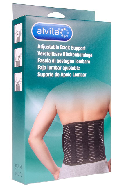 ALVITA FASCIA LOMBARE MISURA 2 CIRCONFERENZA 100-120 CM - Farmacia De Pasquale