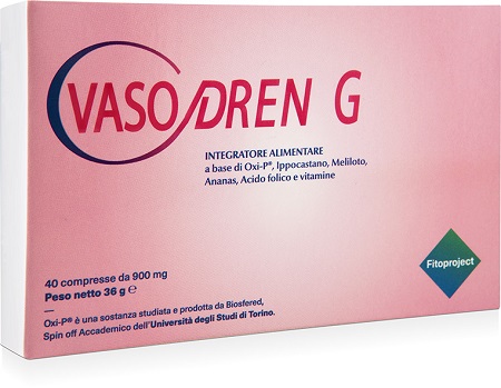 VASODREN G 40 COMPRESSE DA 900 MG - Farmacia De Pasquale