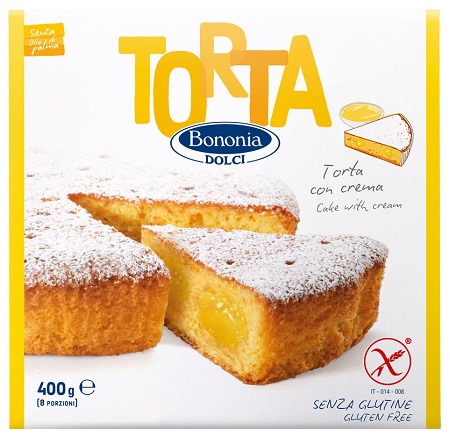 BONONIA DOLCI TORTA CON CREMA SENZA GLUTINE 400 G - Farmacia De Pasquale