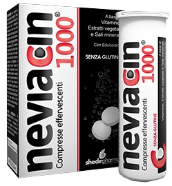 NEVIACIN 1000 20 COMPRESSE EFFERVESCENTI - Farmacia De Pasquale