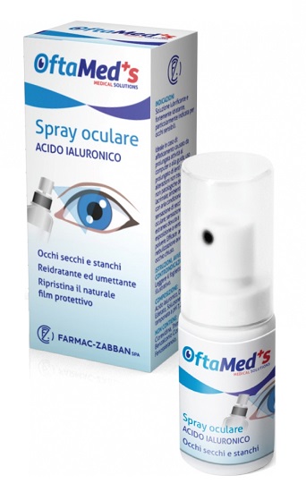 OFTAMED'S SPRAY CULARE OCCHI SECCHI E STANCHI ACIDO IALURONICO 10 ML - Farmacia De Pasquale
