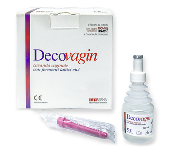 DECOVAGIN 5 FLACONI DA 100 ML + 5 CANNULE MONOUSO - Farmacia De Pasquale