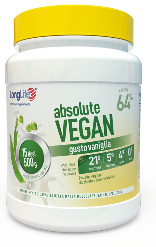 LONGLIFE ABSOLUTE VEGAN 500 G - Farmacia De Pasquale