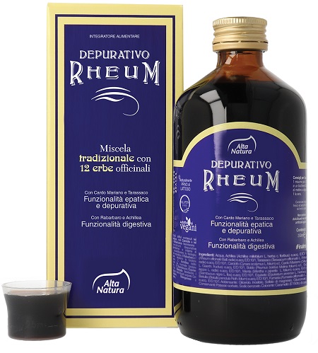 DEPURATIVO RHEUM MISCELA ERBE OFFICINALI 250 ML - Farmacia De Pasquale
