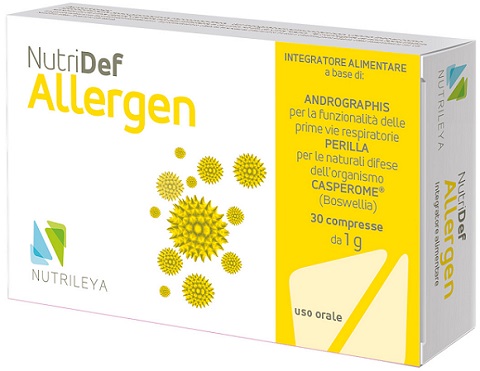 NUTRIDEF ALLERGEN 30 COMPRESSE - Farmacia De Pasquale