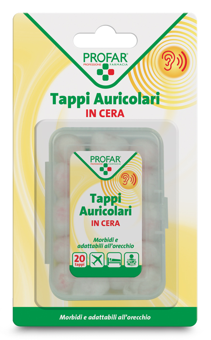 TAPPI AURICOLARI IN CERA 20 PEZZI PROFAR - Farmacia De Pasquale