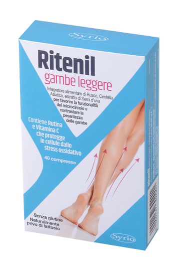 RITENIL GAMBE LEGGERE 40 COMPRESSE - Farmacia De Pasquale